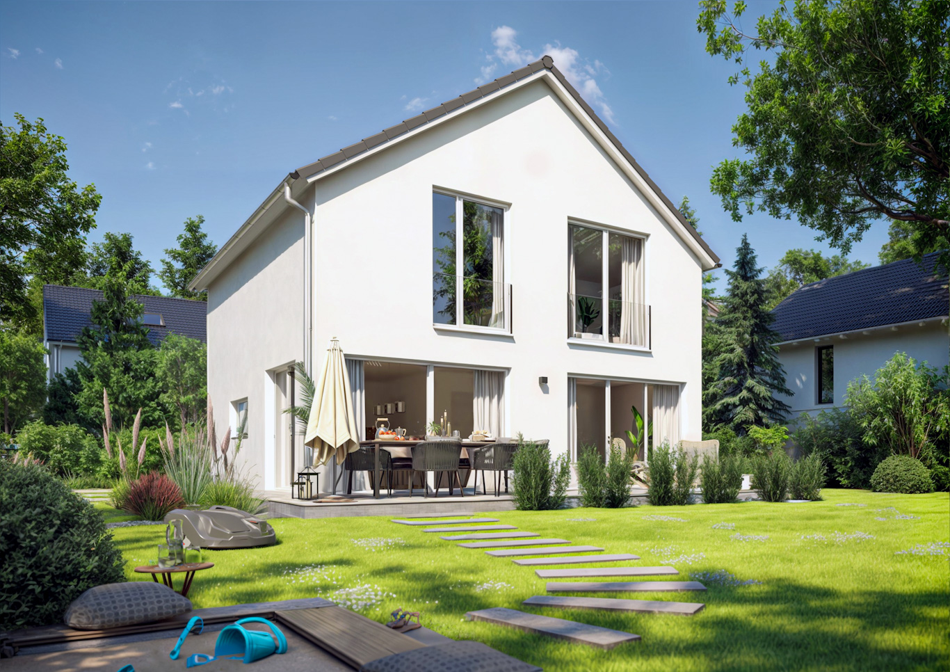 Einfamilienhaus mit Satteldach
