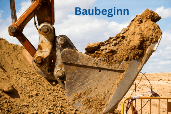 Baubeginn Anhöck und Kellner